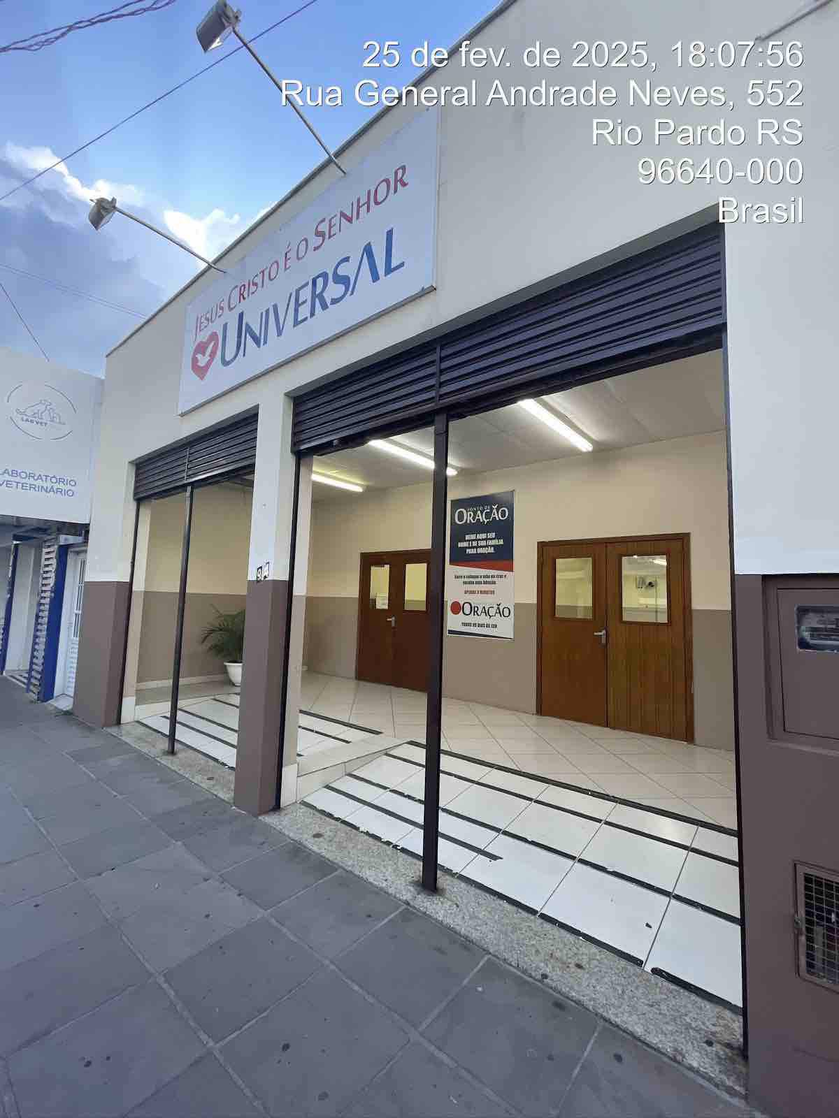 Igreja Universal RIO PARDO - Andrade Neves, 794 - Centro , Rio Pardo - Rio Grande do Sul  - 96640-000 - Brasil, 794 - Centro  Rio Pardo - Rio Grande do Sul - Brasil