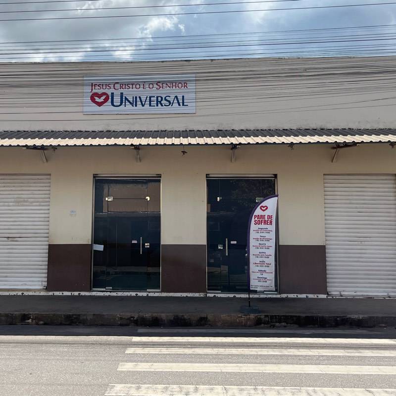 Igreja Universal SAO BENTO - Rua Capitão Clovis da Costa, 1761 - São Bento, Boa Vista - Roraima  - 69315666 - Brasil, 1761 - São Bento Boa Vista - Roraima - Brasil