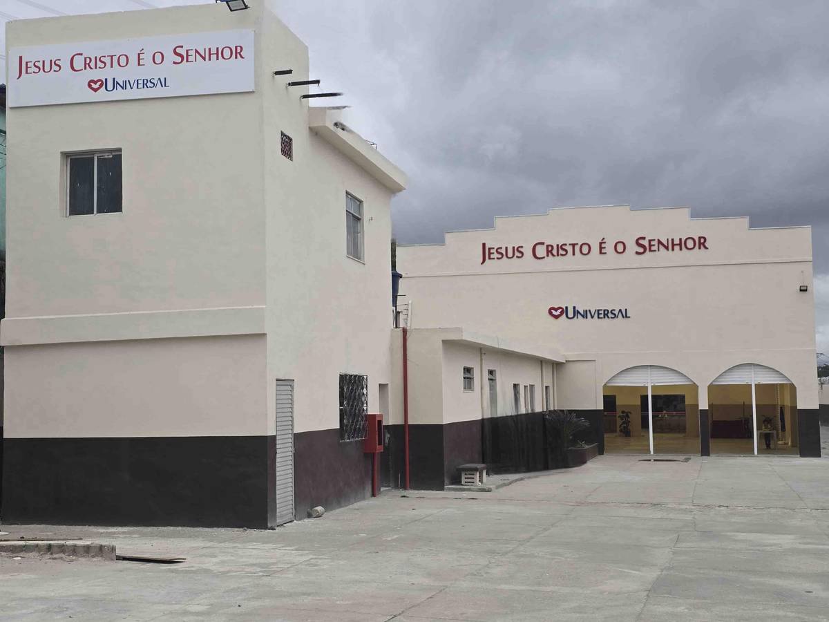 Igreja Universal PARQUE SAO VICENTE S - Rua Boulevard, 100 - São Vicente, Belford Roxo - Rio de Janeiro  - 26170478 - Brasil