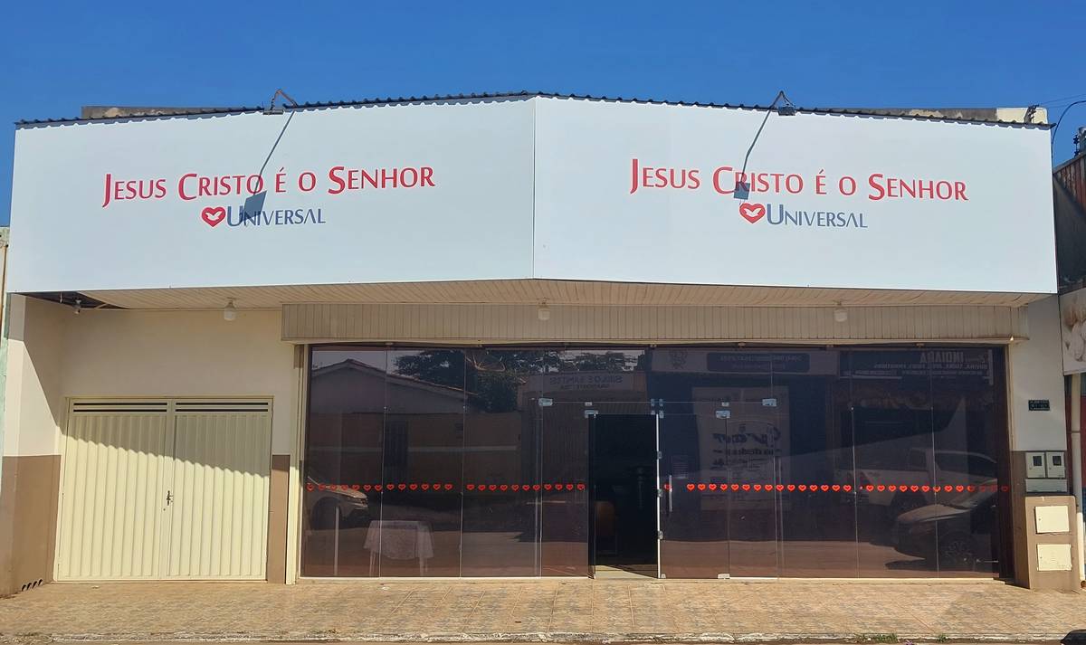 Igreja Universal INDIARA - Av. Jorge Vicente Alves Q.1 l.3  - Alto Da Primavera , Indiara - Goiás  - 75955000 - Brasil