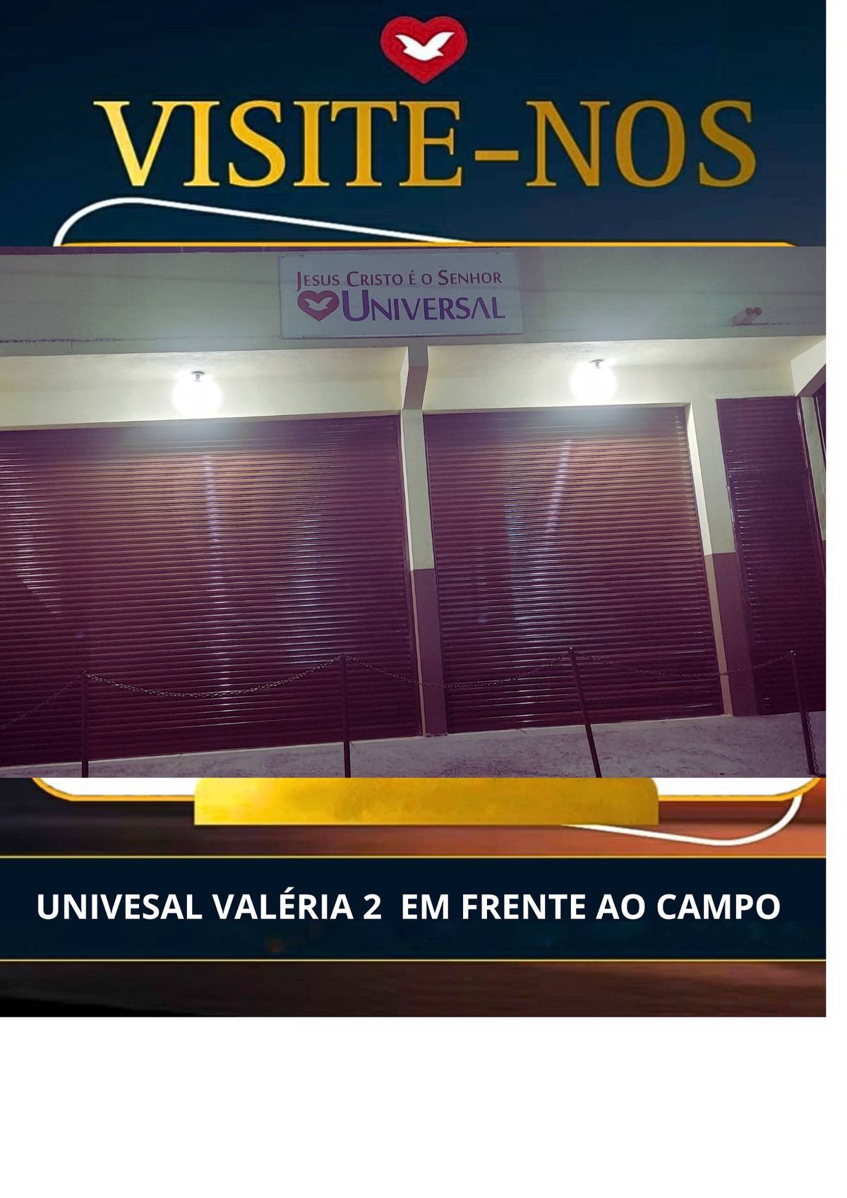 Igreja Universal VALERIA II - rua nova Brasília 43 E VALÉRIA 2 , 43 - Nova Brasília de Valéria, Salvador - Bahia  - 41306200 - Brasil, 43 - Nova Brasília de Valéria Salvador - Bahia - Brasil