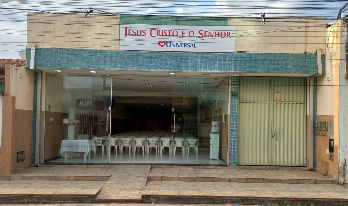 Igreja Universal SAO LOURENCO - Rua Sargento Pedro Souza, 555 - São Lourenço, Teixeira de Freitas - Bahia  - 45992147 - Brasil, 555 - São Lourenço Teixeira de Freitas - Bahia - Brasil