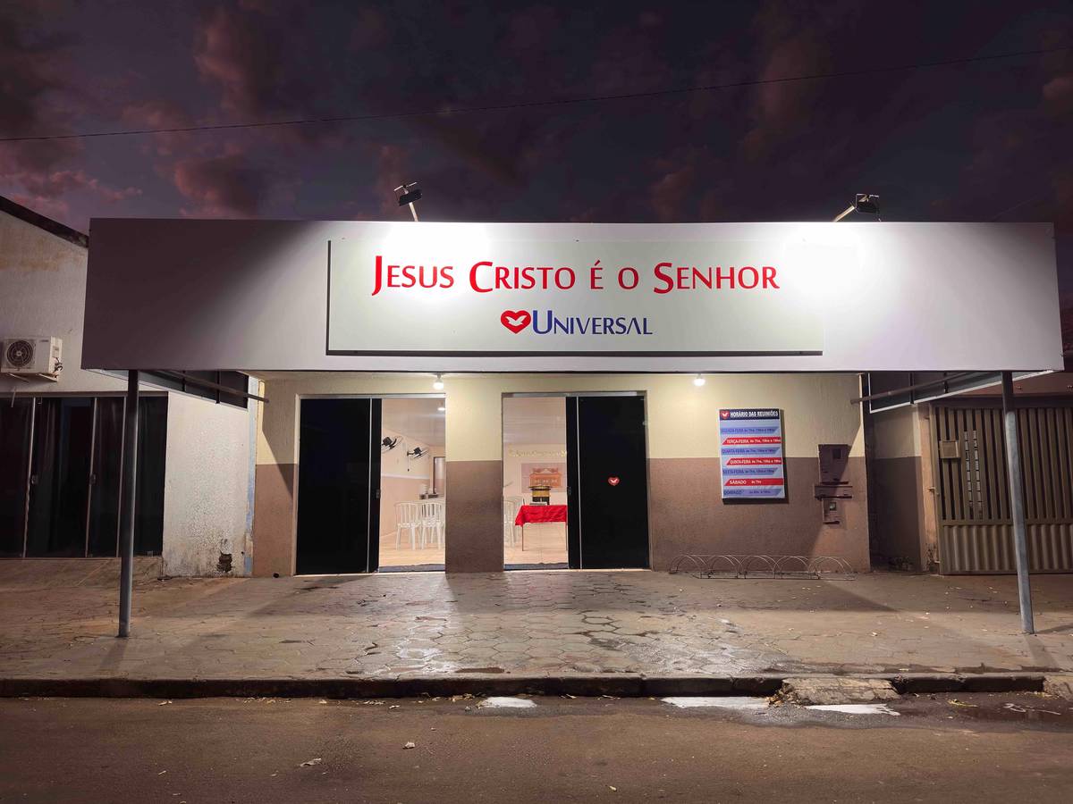 Igreja Universal PARANAIGUAIRA - Av. Oscar Bernardes, Qd.37, Lt.3, Sl.2 - Centro, Panaraiguara - Goiás  - 75880000 - Brasil, 0 - Centro Panaraiguara - Goiás - Brasil