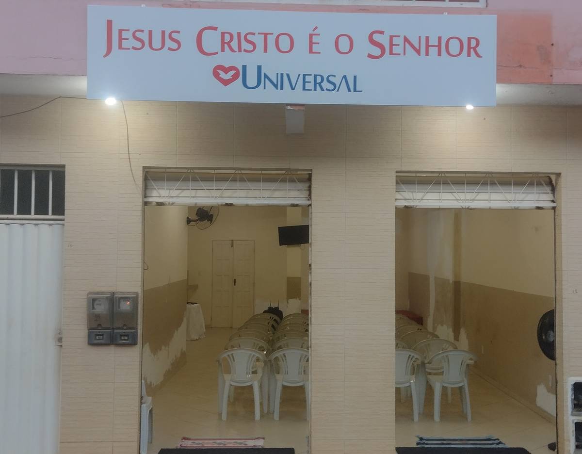 Igreja Universal TEOLANDIA - Presidente Tancredo Neves , 12 - Centro, Teolândia - Bahia  - 45650000 - Brasil, 12 - Centro Teolândia - Bahia - Brasil