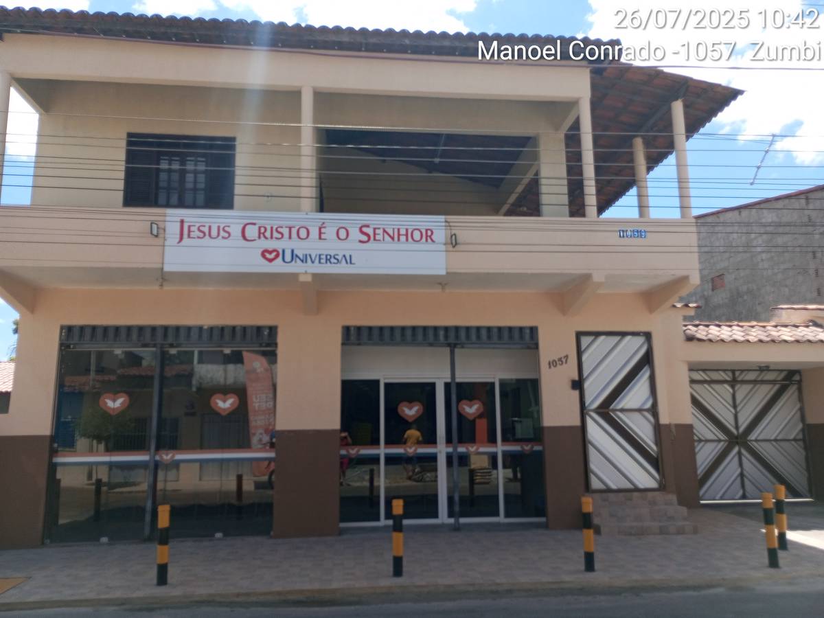 Igreja Universal ZUMBI - Rua Manoel Conrado de Sousa, 1057 - Zumbi, Horizonte - Ceará  - 62882070 - Brasil