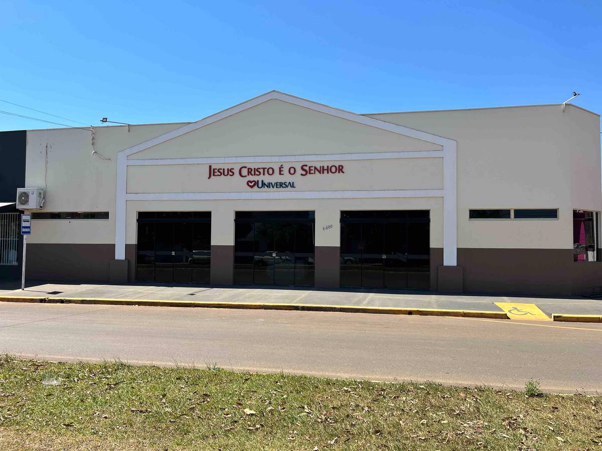 Igreja Universal NOVA VILHENA - Avenida Paraná, 1400 - Alto Alegre, Vilhena - Rondônia  - 76985294 - Brasil, 1400 - Alto Alegre Vilhena - Rondônia - Brasil