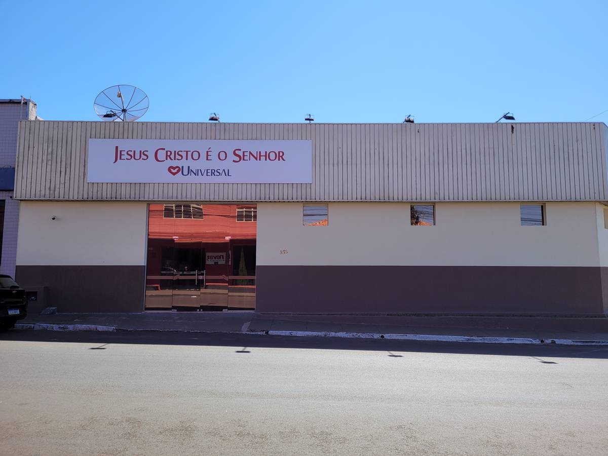 Igreja Universal GOIATUBA - Avenida Presidente Vargas , 838 - Centro, Goiatuba - Goiás  - 75600000 - Brasil, 838 - Centro Goiatuba - Goiás - Brasil