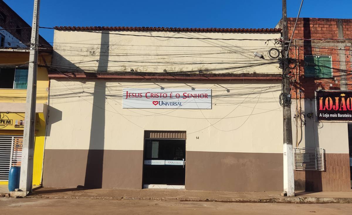Igreja Universal ITUBERA - Praça Tiradentes, 14 - Centro, Ituberá - Bahia  - 45435000 - Brasil, 14 - Centro Ituberá - Bahia - Brasil