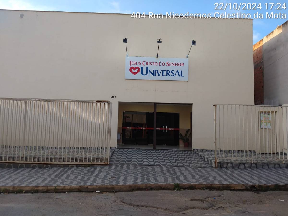 Igreja Universal SANTINHO - Rua Nicodemos Celestino da Mota, 405 - Santinho, Ribeirão Das Neves - Minas Gerais  - 33855520 - Brasil, 405 - Santinho Ribeirão Das Neves - Minas Gerais - Brasil