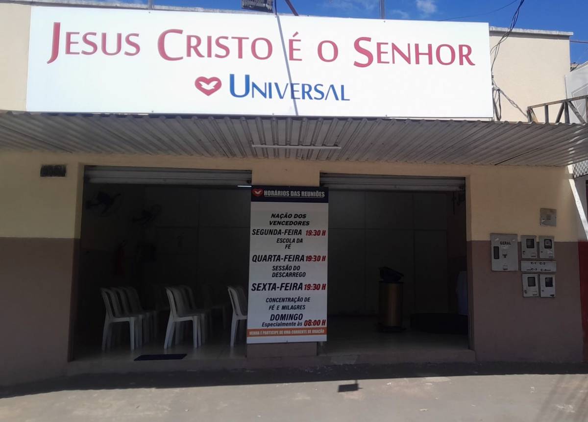 Igreja Universal VILA ALZIRA - Avenida Mangueira, 34 - Vila Alzira, Aparecida de Goiânia - Goiás  - 74913360 - Brasil, 34 - Vila Alzira Aparecida de Goiânia - Goiás - Brasil